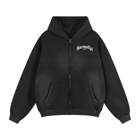 Harmolipi Perseus Boxy Zip-Up Hoodie